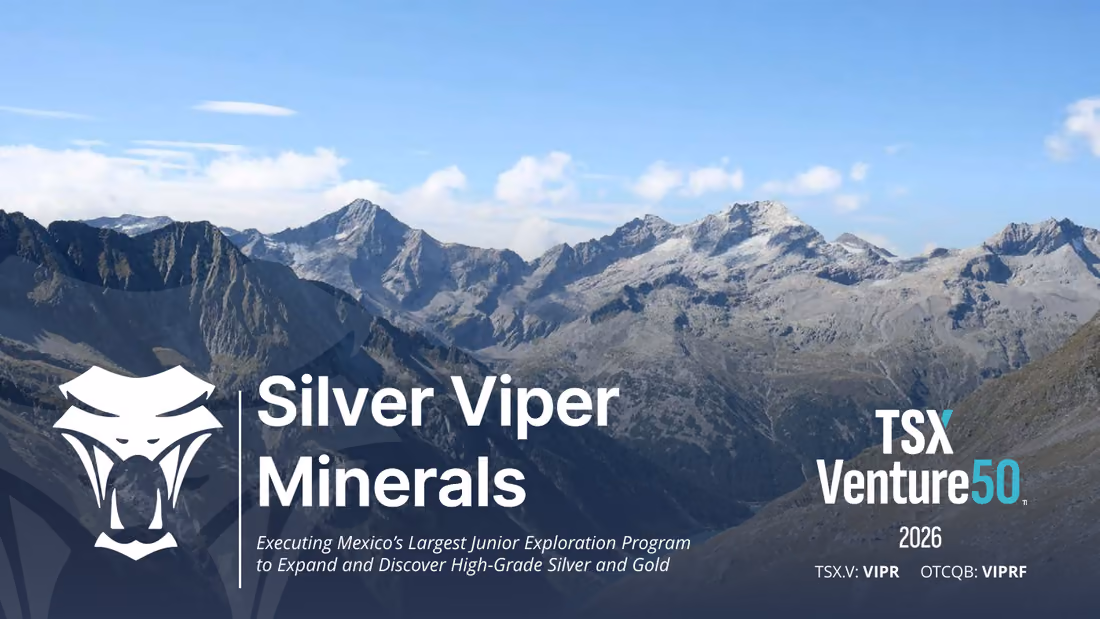 Silver Viper Minerals investor presentation cover