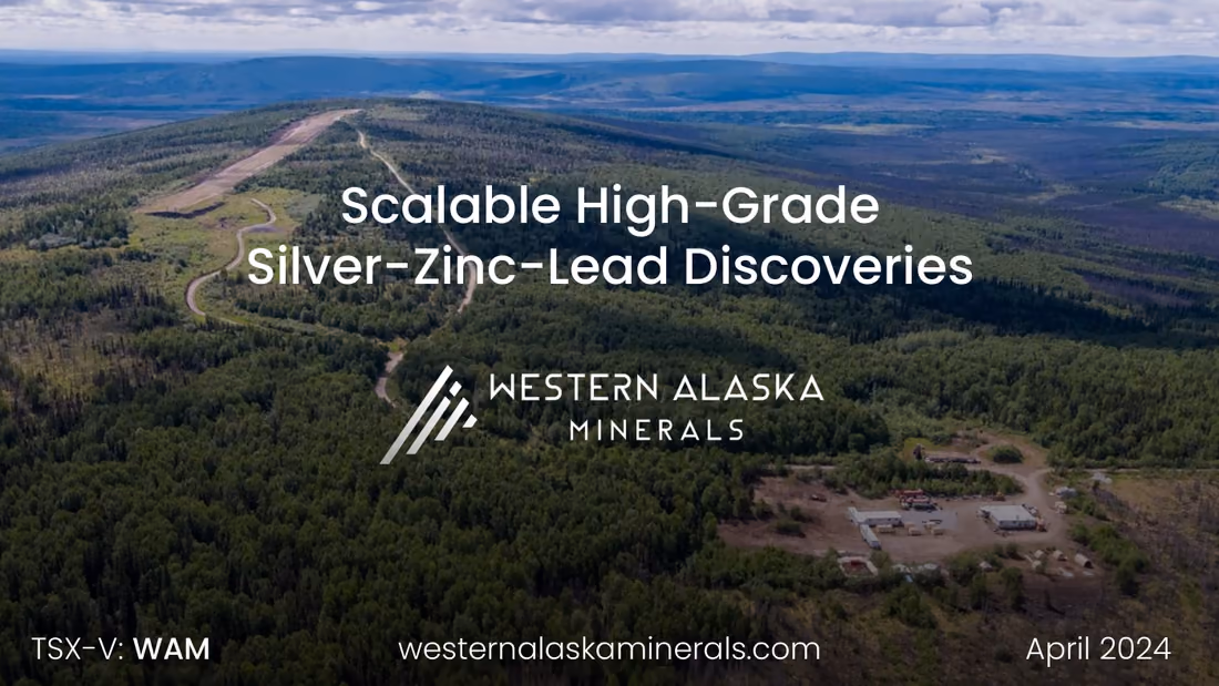 Western Alaska Minerals investor presentation cover