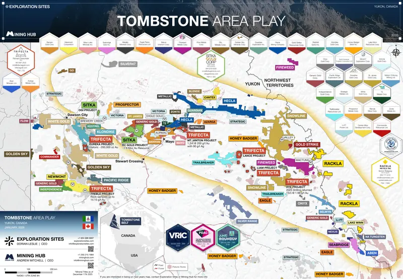 Tombstone Gold Belt area-play map