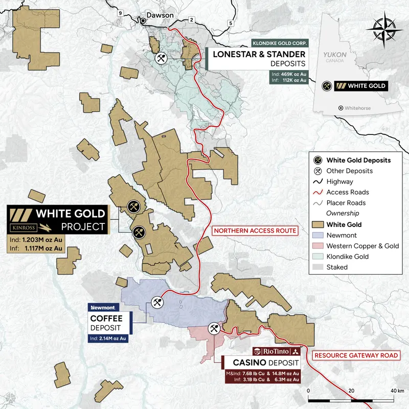 Yukon ownership map produced for White Gold