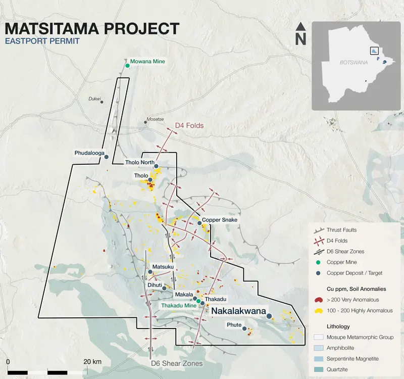 Matsitama project map produced for EPCM