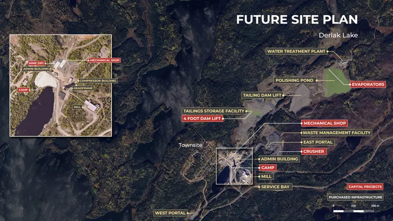 Madsen future site plan produced for West Red Lake Gold